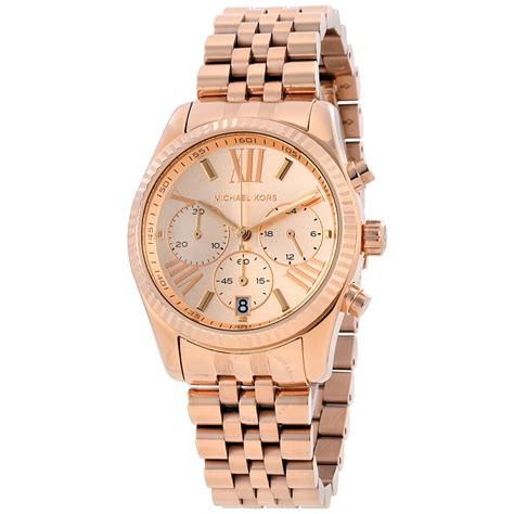 Michael Kors MK5569 Women's Lexington Chronograph Rose 